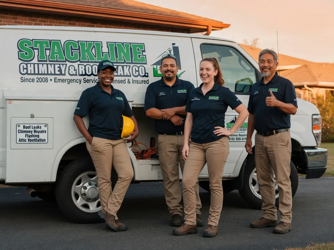 Chimney flashing repair company in White Oak, GA